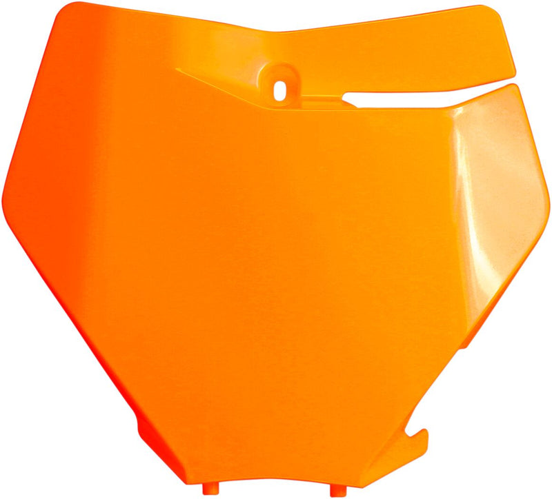 Replacement Front Number Plate Fluorescent Orange For KTM SX 125