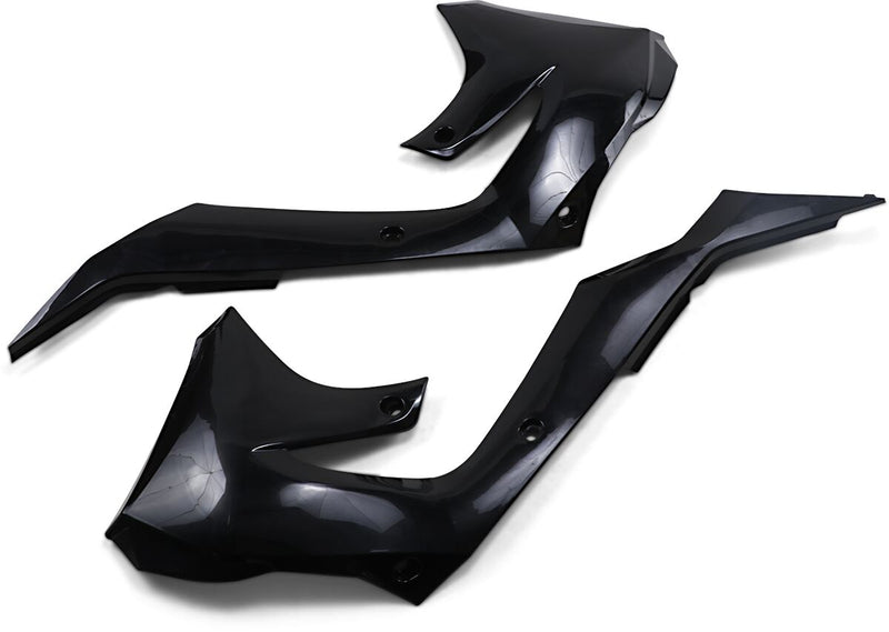 Powerflow Intake Radiator Shrouds Black For Kawasaki KX 250 2021-2024