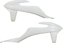 Powerflow Intake Radiator Shrouds White For KTM EXC-F 250 2016-2018