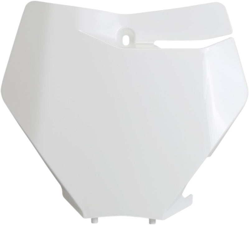 Replacement Front Number Plate White For KTM SX 125 2020