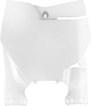 Stadium Number Plate With Fork Guards KTM White For KTM SX 85 17/14