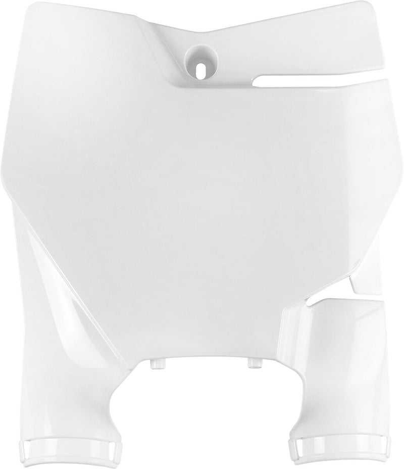 Stadium Number Plate With Fork Guards KTM White For KTM SX 85 17/14