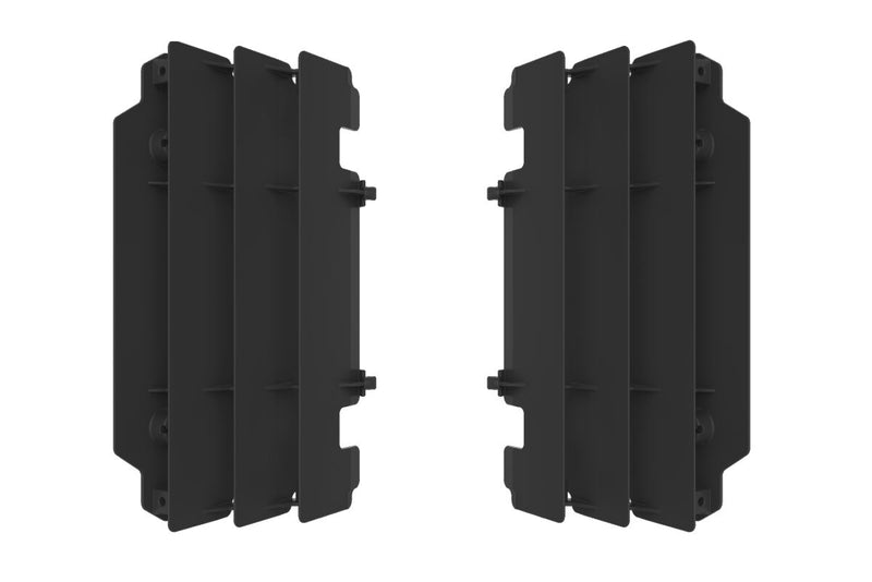 Radiator Louvers Black For Kawasaki KX 250