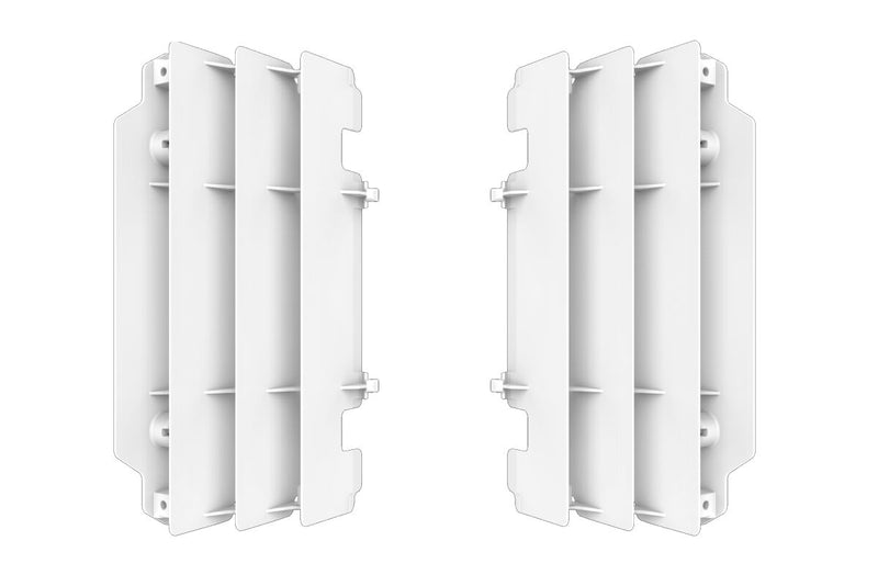 Radiator Louvers White For Kawasaki KX 250