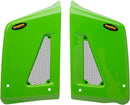 Replacement Radiator Plastic Green For Kawasaki KLR 650 1987-2007