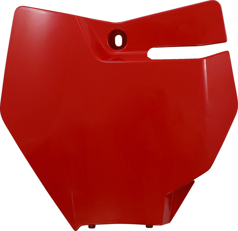 Replacement Front Number Plate Red For GasGas MC 65