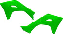 Replacement Radiator Shrouds Fluorescent Green For Kawasaki KX 450