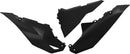 Replacement Side Panels Black For Kawasaki KX 450