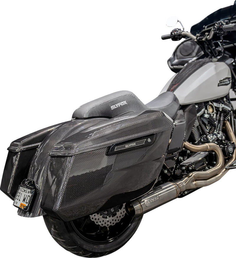 Side Covers Black / Carbon Fiber / Matt For Harley Davidson FLDE 1750 ABS 2018-20