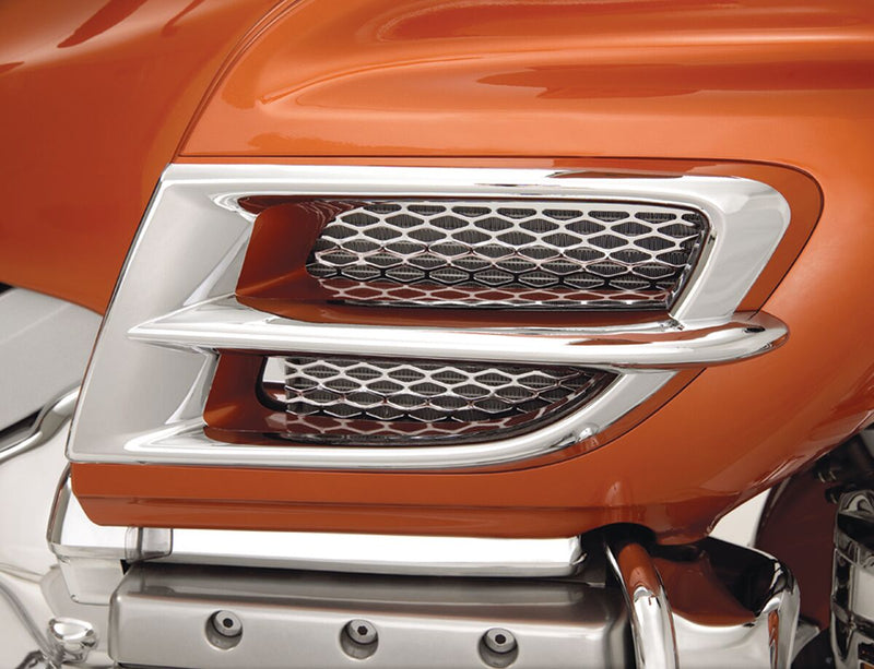 Chrome Side Fairing Accent Chrome For Honda GL 1800 2001-2010