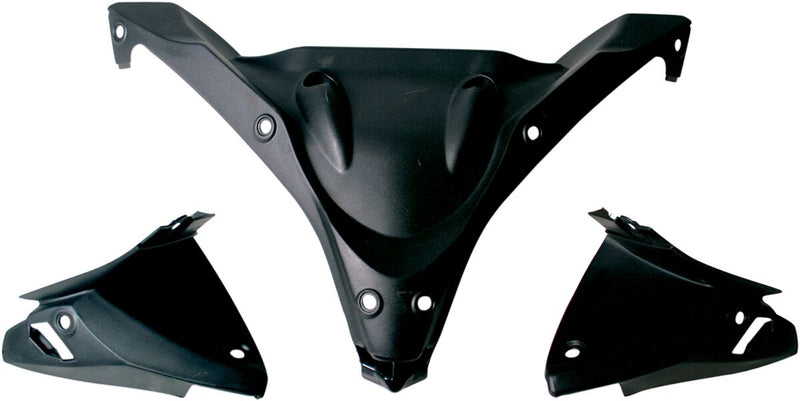 Headlight Side Plate Black
