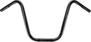 Narrow Bottom Ape Hanger Handlebar Black - 1 x 12 Inch