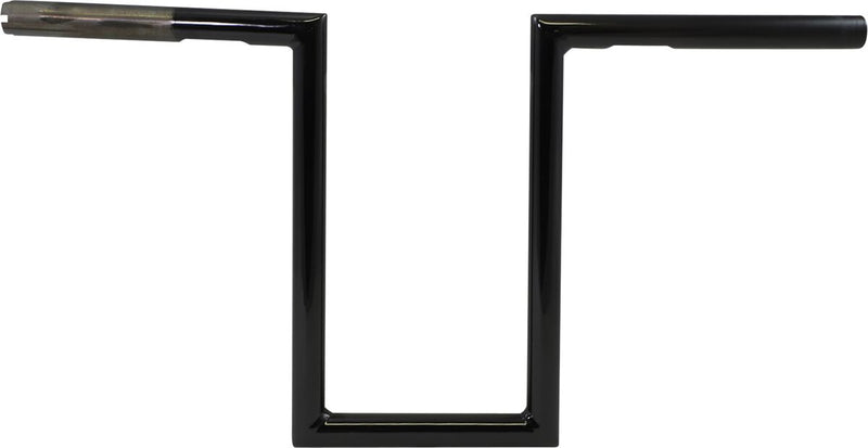 Narrow-Z Old School 12 Inch Handlebar Black / Gloss For Harley Davidson E 1000 - 25.4 MM