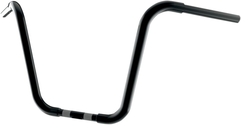 1-1/4" Fat Ape Hanger Handlebar Black / Gloss For Harley Davidson FLD 1690 2012-2013 - 25.4 MM