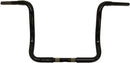 1-1/4" Touring Ape Hanger 12 Inch Handlebar Black / Gloss For Harley Davidson FLH 1200 - 25.4 MM