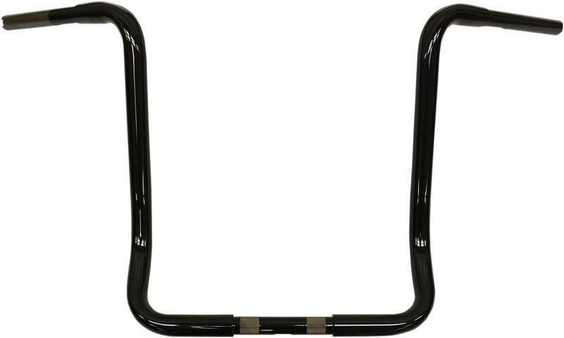 1-1/4" Touring Ape Hanger 16 Inch Handlebar Black / Gloss For Harley Davidson FLH 1200 - 25.4 MM