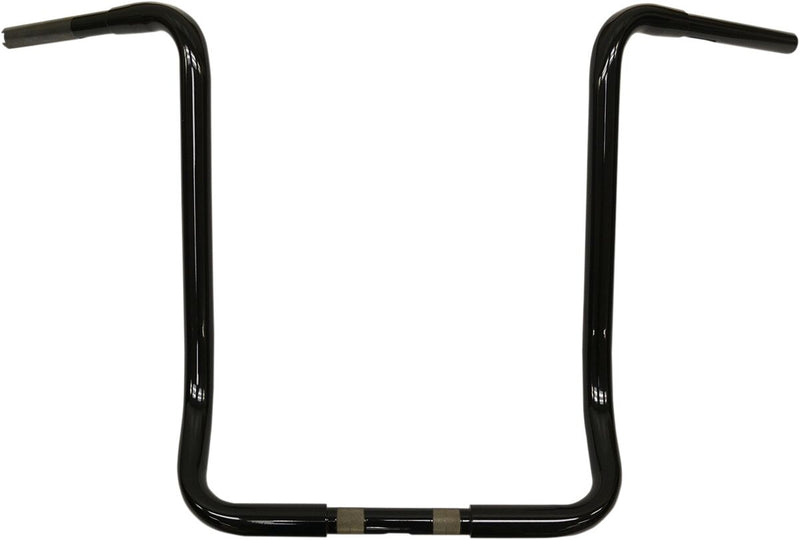 1-1/4" Touring Ape Hanger Handlebar Black / Gloss For Harley Davidson FLH 1200 - 32 MM