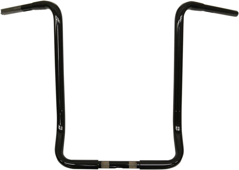 1-1/4" Touring Ape Hanger Handlebar Black / Gloss For Harley Davidson FLH 1200 - 25.4 MM
