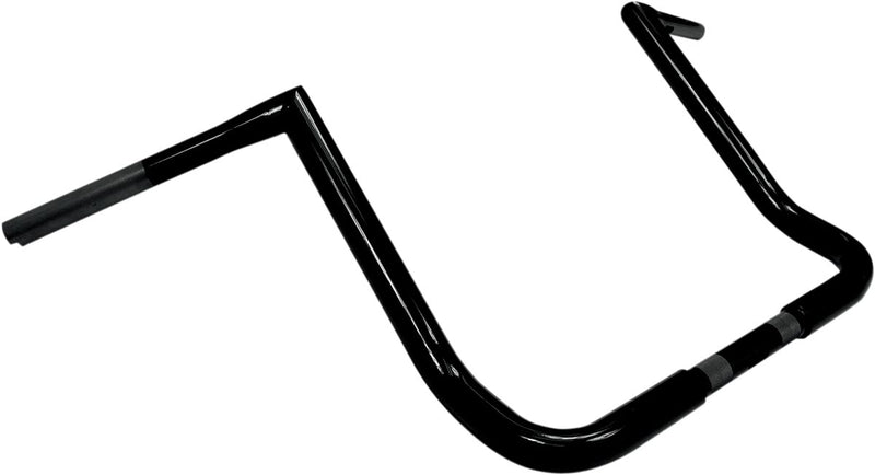 1-1/4" Twin Peaks Touring Handlebar Black / Gloss For Harley Davidson FLHT 1450 - 32 MM