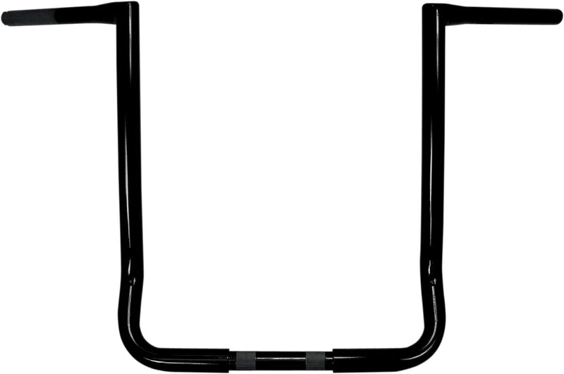 1-1/4" Twin Peaks Touring Handlebar Black / Gloss For Harley Davidson FLHT 1340 - 32 MM