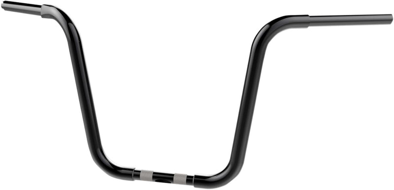 1-1/4" Bobber Ape Hanger Handlebar Black / Gloss For Harley Davidson FLD 1690 2012-2013 - 35.5 CM