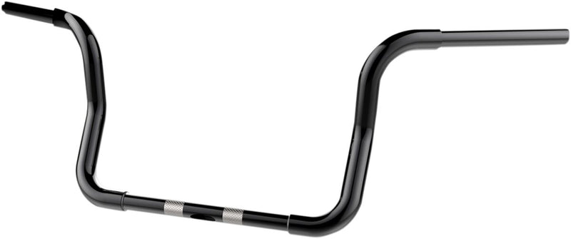 1-1/4" Bobber Ape Hanger Handlebar Black / Gloss For Harley Davidson FLHT 1340 1984-98 - 30.5 CM