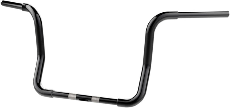 1-1/4" Bobber Ape Hanger Handlebar Black / Gloss For Harley Davidson FLHT 1340 1984-1998 - 30.5 CM