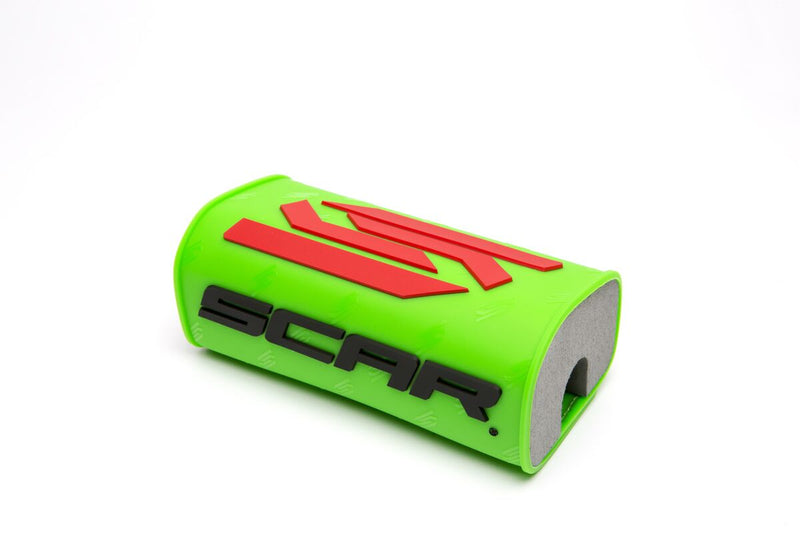 O² Oversized Bar Pad Fluorescent / Green - 28.6 MM