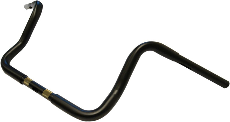 1-1/4" Touring Ape Hanger Handlebar Black / Flat For Harley Davidson FLHT 1340 - 25.4 MM
