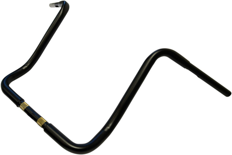 1-1/4" Touring Ape Hanger 16 Inch Handlebar Black / Flat For Harley Davidson FLHT 1340 - 32 MM