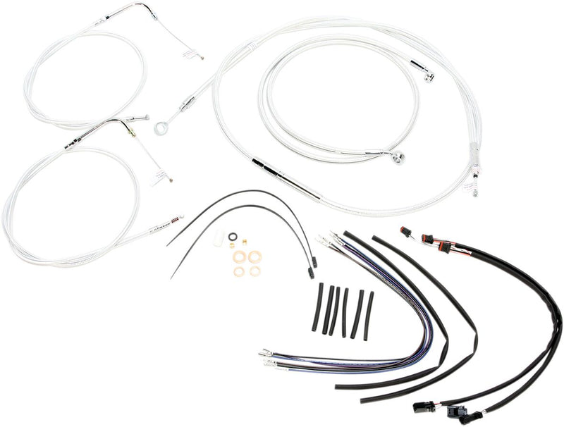 1-1/4" Caliber Handlebar Installation Kit Chrome For Harley Davidson FLS 1690 - 32 MM