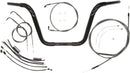 1-1/4" Caliber Handlebar Installation Kit Black / Gloss For Harley Davidson FLS 1690 - 32 MM