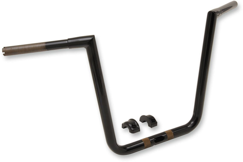 1-1/4" Hefty Twin Peaks Handlebar Black / Gloss For Harley Davidson FLTRK 1868 ABS - 32 MM
