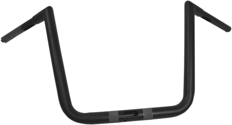1-1/4" Hefty Twin Peaks Handlebar Black / Flat For Harley Davidson FLTRK 1868 ABS - 25.4 MM