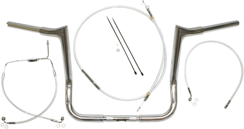 1-1/4" Viking Handlebar Installation Kit Chrome For Harley Davidson FLHTC 1584 - 32 MM