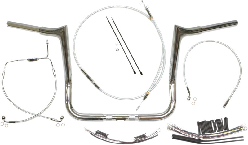 1-1/4" Viking Handlebar Installation Kit Chrome For Harley Davidson FLHT 1584 - 32 MM