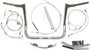 1-1/4" Viking Handlebar Installation Kit Chrome For Harley Davidson FLHT 1584 ABS - 25.4 MM