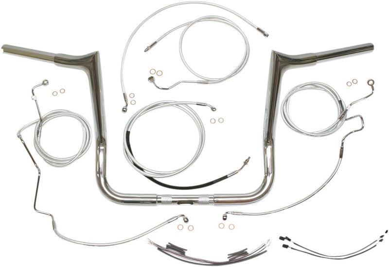 1-1/4" Viking Handlebar Installation Kit Chrome For Harley Davidson FLHTCU 1690 - 32 MM