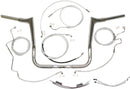 1-1/4" Viking Handlebar Installation Kit Chrome For Harley Davidson FLHTCU 1690 ABS - 32 MM