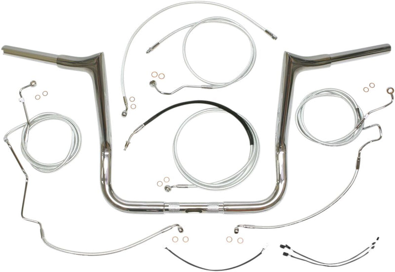 1-1/4" Viking Handlebar Installation Kit Chrome For Harley Davidson FLH 1868 ABS - 25.4 MM