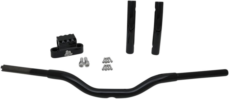 Kage Fighter-T Pullback Handlebar Black / Gloss - 11 Inch