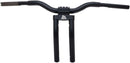 Kage Fighter-T Pullback Handlebar Black / Flat - 13 Inch