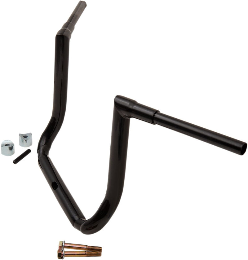 1-1/2" Grande Twin Peaks Touring Handlebar Black / Gloss For Harley Davidson FLHT 1450 - 38 MM