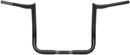 1-1/4" Prime Ape Bagger Handlebar Black / Flat For Harley Davidson FLHT 1450 - 25.4 MM
