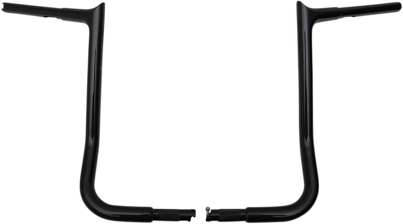 1-1/4" EZ Install Pointed Top Handlebar Black / Gloss - 39.5 CM | Vendor No. 905016-B