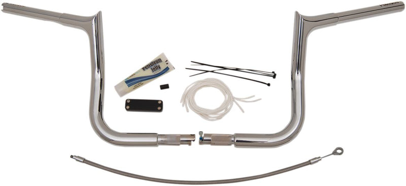 1-1/4" EZ Install Pointed Top Handlebar Kit Chrome - 91.5 CM