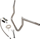 1-1/4" EZ Install Pointed Top Handlebar Kit Chrome - 91.5 CM
