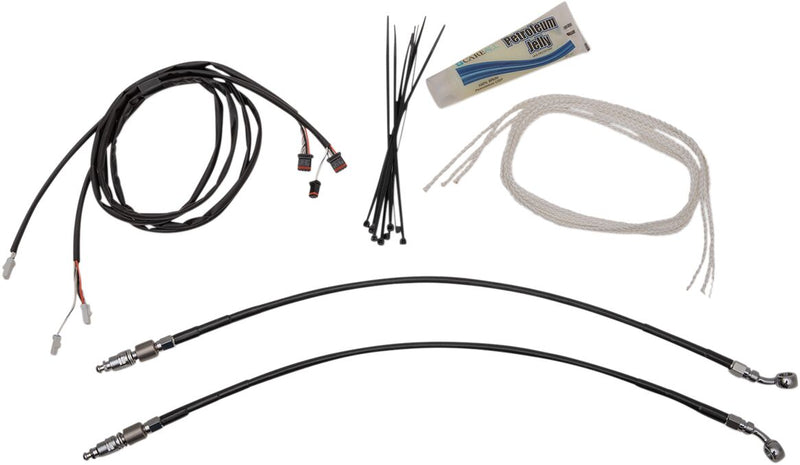 1-1/4" EZ Install Round Top Handlebar Kit Black - 32 MM