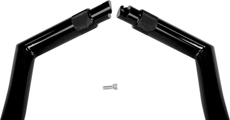 1-1/4" EZ Install Pointed Top Handlebar Black / Gloss - 26 CM | Vendor No. 908012-B