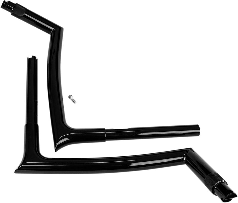 1-1/4" EZ Install Pointed Top Handlebar Black / Gloss - 26 CM | Vendor No. 908012-B